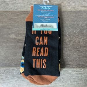 NWT Black and Brown Socks For Whiskey Fans